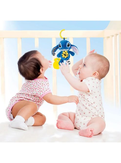 Clementoni Disney Stitch, puha csörgő bébijáték X