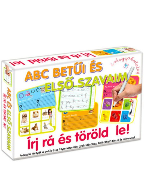 ABC Betűi és Első szavaim Írj rá és töröld le! X