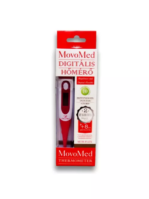 MovoMed Thermometer, Rugalmas Végű Digitális Lázmérő