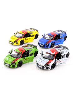 Kinsmart fémautó modell - Audi R8 livery edition coupe X
