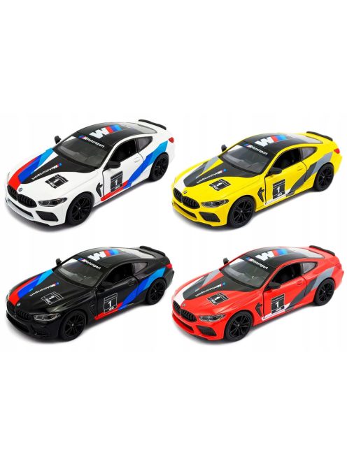 Kinsmart fémautó modell - BMW M8 competition livery coupe X