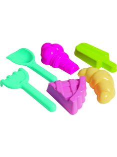 Édességek homokozó játékszett, homokozó forma Nr2 X
