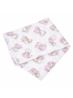 Tetra baba kifogó 90x140 cm - Rózsaszín párnás maci