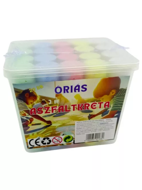 Aszfaltkréta vödörben, 20 darabos csomag Nr3
