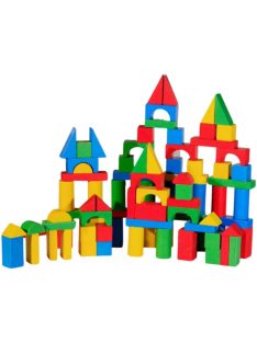 100 db-os színes építőkocka B