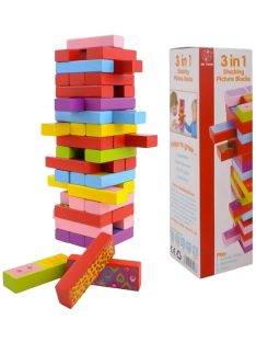 3 játék 1-ben - Jenga, dominó, memória B