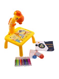 Projektor asztal zsiráf csomag dobozban, elemes X
