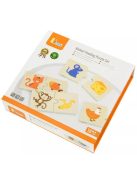 Készségfejlesztő Puzzle (Mit esznek az állatok?) B