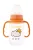 BabyBruin fogantyús cumisüveg karcsúsított 125 ml narancs