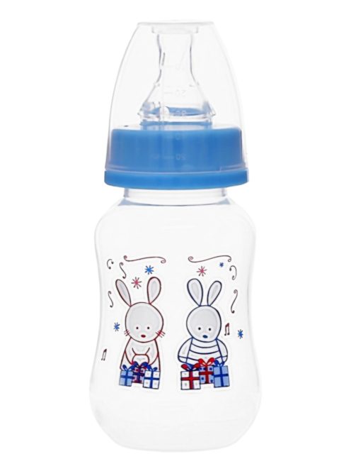 BabyBruin cumisüveg karcsúsított 125 ml kék