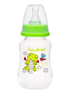 BabyBruin cumisüveg karcsúsított 125 ml zöld