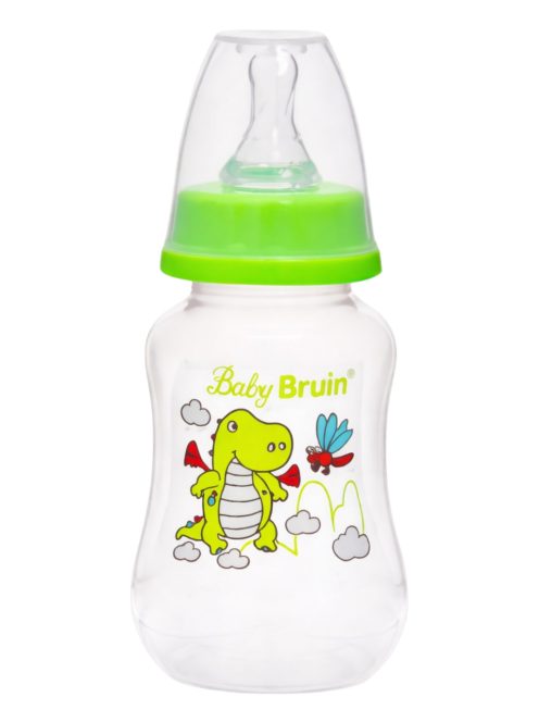 BabyBruin cumisüveg karcsúsított 125 ml zöld