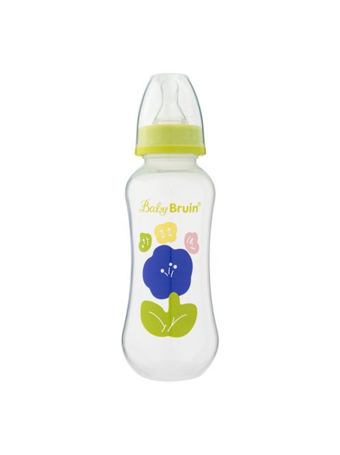 BabyBruin polipropilén cumisüveg 240ml kivizöld