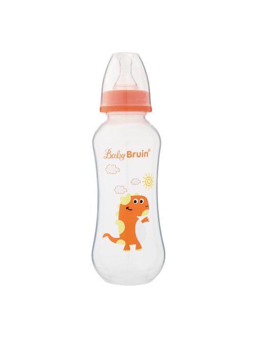 BabyBruin polipropilén cumisüveg 240ml narancssárga