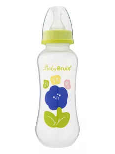 BabyBruin cumisüveg karcsúsított 240 ml kivizöld