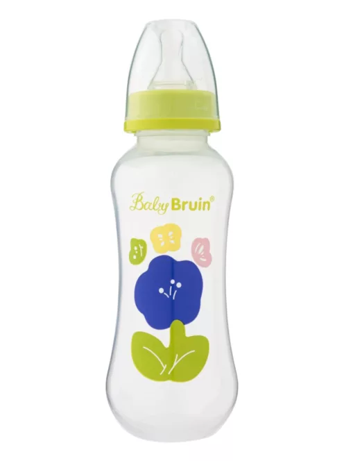 BabyBruin cumisüveg karcsúsított 240 ml kivizöld
