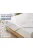 PVC vastag lepedő Felnőtt méret fehér 220x120 cm
