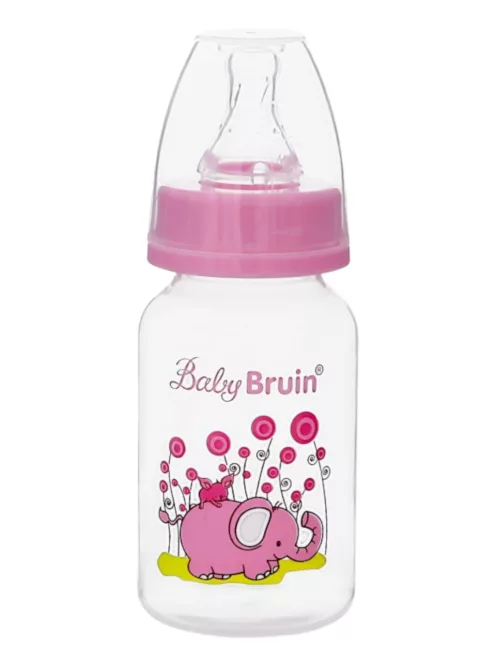 BabyBruin cumisüveg 120 ml rózsaszín