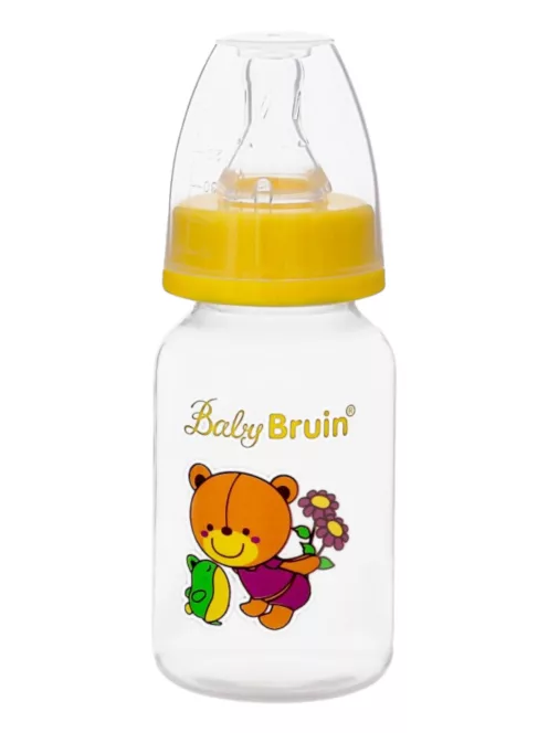 BabyBruin cumisüveg 120 ml sárga