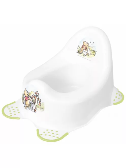Tappancsos műanyag bili - Micimackó fehér X