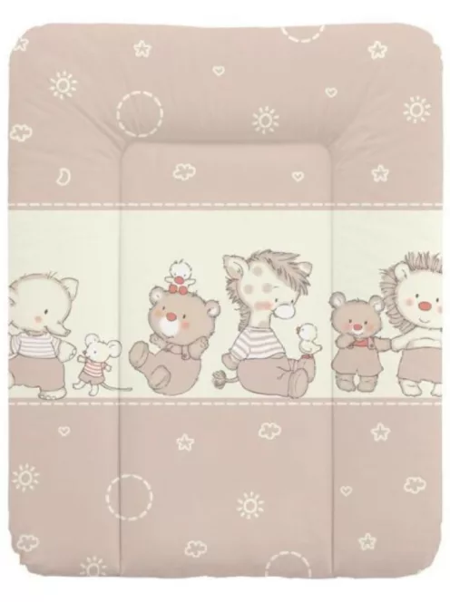 Puha vízhatlan pelenkázó lap 50x70 cm - Drapp macis