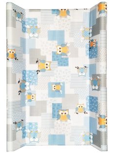 Merev pelenkázó lap 70x50 cm - Narancs bagoly