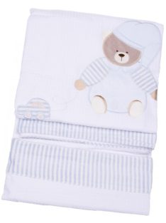 Babybruin takaró prémium 140x110 cm - Kék