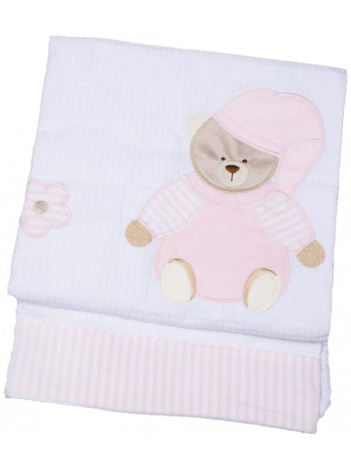 Babybruin takaró prémium 140x110 cm - Rózsaszín
