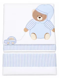 Babybruin takaró prémium 140x110 cm - Kék