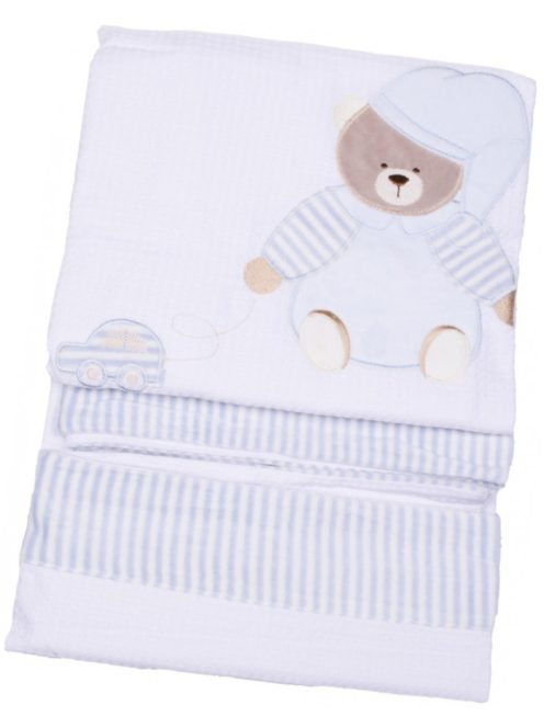 Babybruin takaró prémium 140x110 cm - Kék