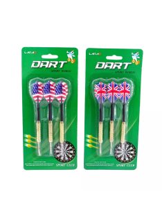 Darts nyíl szett lapon - 3 darab X