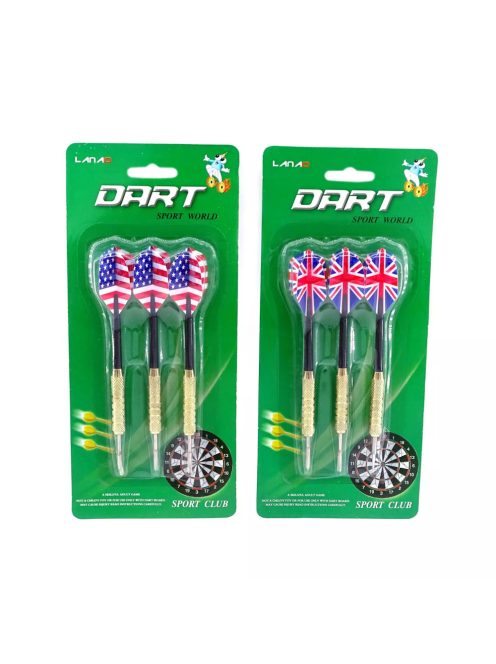 Darts nyíl szett lapon - 3 darab X