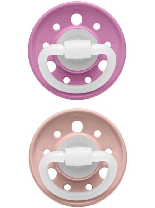 NIP Latex cseresznye játszócumi 0-6 hónapos 2 db-os - Pink-rózsaszín