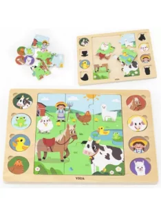 Puzzle - találd meg a párokat - farmos B