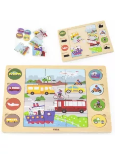 Puzzle - találd meg a párokat - járműves B