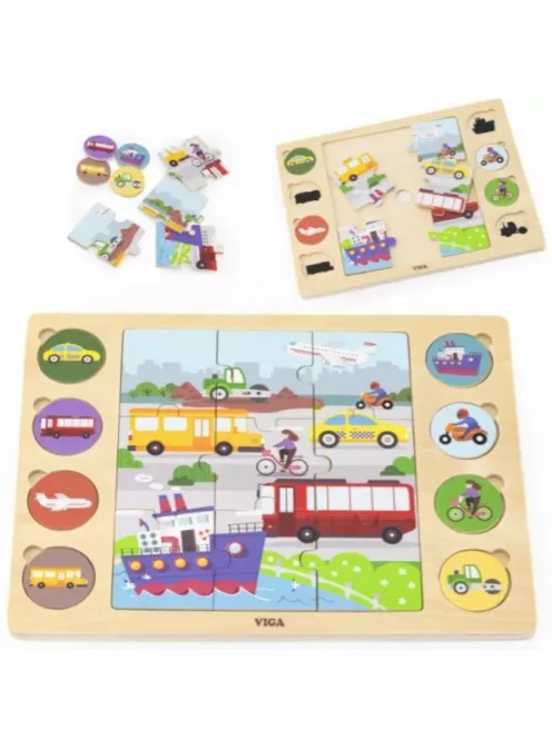 Puzzle - találd meg a párokat - járműves B