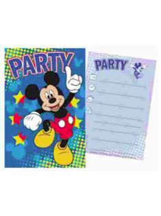 Disney Mickey Star party meghívó