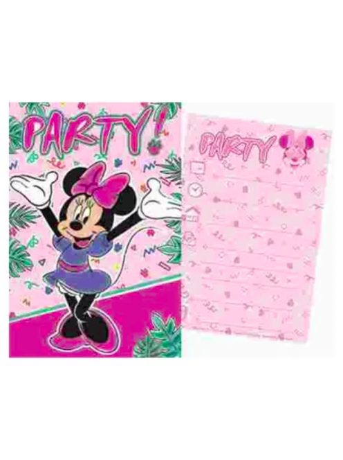 Disney Minnie Tropical party meghívó