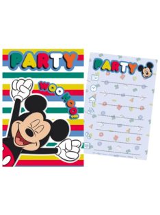 Disney Mickey Woohoo party meghívó