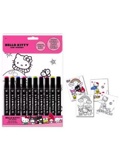 Hello Kitty Friends számos színező
