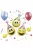 Smiley Icons&Balloons szalvéta 20 DARABOS, 33x33 cm Nr1