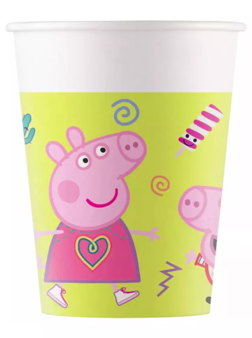 Peppa papírpohár, party pohár 8 DARABOS, 250 ml Nr4