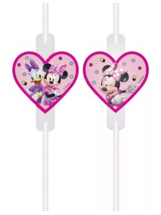 Disney Minnie Junior papír szívószál, 4 db-os szett FSC