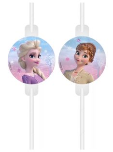   Disney Jégvarázs Wind papír szívószál, 4 db-os szett FSC