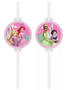   Disney Hercegnők Create Your World papír szívószál, 4 db-os szett FSC