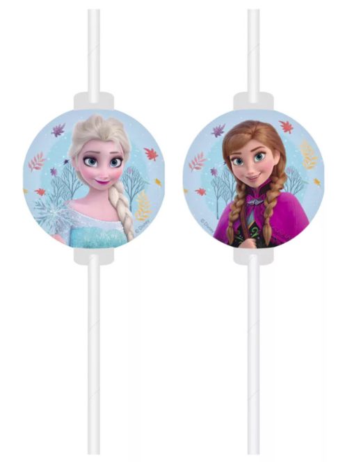 Disney Jégvarázs Idyllic Wonder papír szívószál, 4 db-os szett FSC