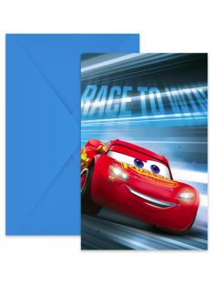 Disney Verdák Victory Is Mine party meghívó 6 db-os FSC