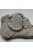Ásványkarkötő - Édes vízi gyöngy, hematit, roppantott hegyikristály, thulit 13-20 cm