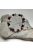 Ásványkarkötő - Ónix, rózsakvarc, rodonit 13-20 cm
