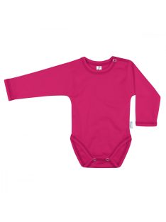 Kynga magenta hosszú ujjú baba body 62